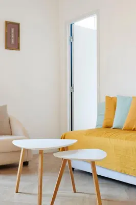 Coin salon dans l'établissement Le Cocon du Batonnier