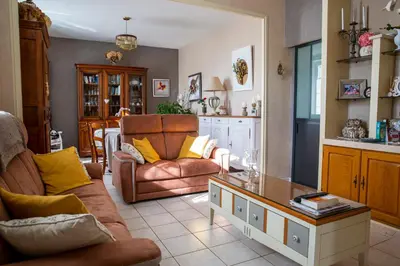 Coin salon dans l'établissement La chambre d'hôtes d'Isa Moindron