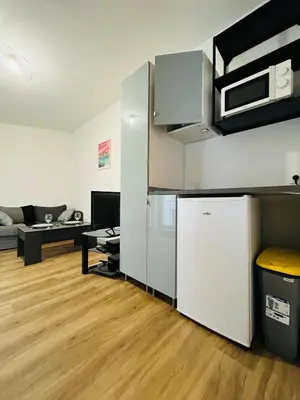 Cuisine ou kitchenette dans l'établissement Casa Central
