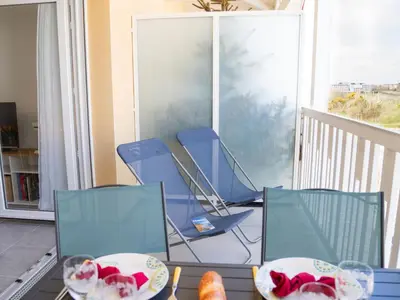 Balcon ou terrasse dans l'établissement Apartment Atlantica-3 by Interhome