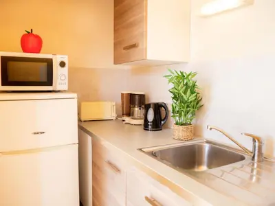Cuisine ou kitchenette dans l'établissement Holiday Home Le Cocon by Interhome