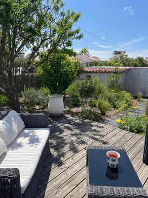 Balcon ou terrasse dans l'établissement La Maison d'ETE