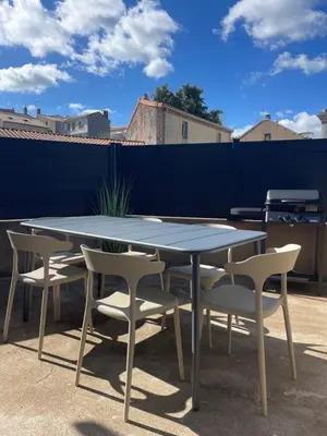 Plan de l'établissement Appartement terrasse 4 à 6 adultes linge compris Les Epesses 3 min du parc PUY DU F0U