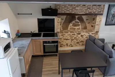 Cuisine ou kitchenette dans l'établissement studio proche zenith et clinique