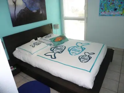 Un ou plusieurs lits dans un hébergement de l'établissement Résidence Argos - Location de Vacances - PORNICHET - 2 pièces - 021 - 60409 MAE-7411