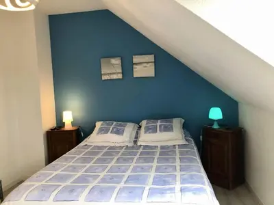 Un ou plusieurs lits dans un hébergement de l'établissement Résidence Le Trimaran - Location de Vacances - PORNICHET - APPARTEMENT QUARTIER BONNE SOURCE MAE-2931