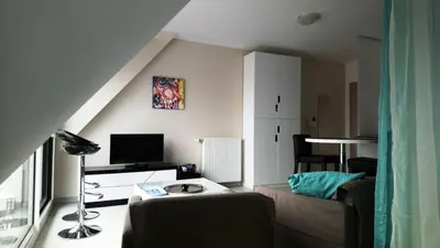 Télévision ou salle de divertissement dans l'établissement Résidence Estelle - PORNICHET - SAINTE MARGUERITE - STUDIO MAE-9711