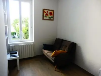 Coin salon dans l'établissement Résidence Lam-63-saint Marc Sur Mer - SAINT MARC SUR MER Petite maison 4 personnes MAE-6011