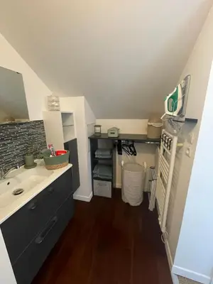 Cuisine ou kitchenette dans l'établissement Duplex casa verde