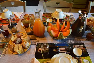 Nourriture dans le B&B/chambre d'hôtes ou à proximité