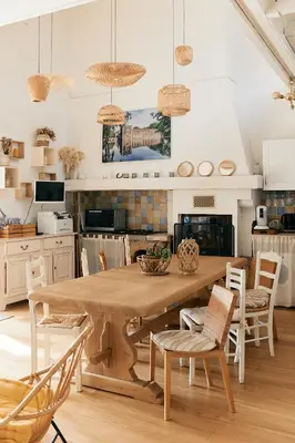 Cuisine ou kitchenette dans l'établissement Domaine de la Ruade