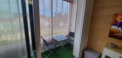 Balcon ou terrasse dans l'établissement Mes vacances à la mer