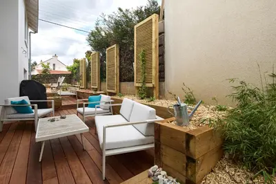 Coin salon dans l'établissement Le Loft Nantais - Superbe Loft de 300m²