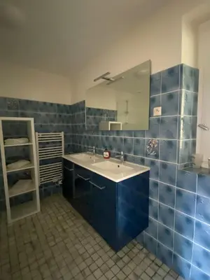 Salle de bains dans l'établissement La maison de Marie