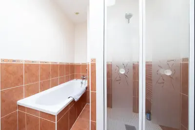 Salle de bains dans l'établissement gite de la Mabonniere