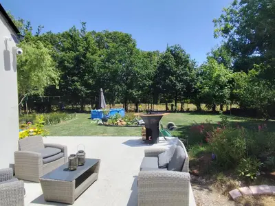 Jardin de l'établissement Maison 4 chambre 11personnes grand jardin