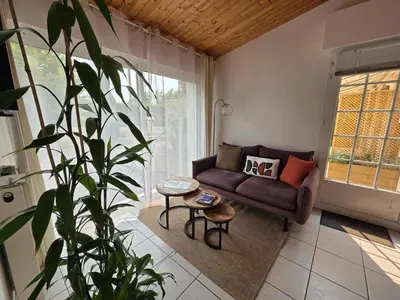 Coin salon dans l'établissement Petite pause campagnarde