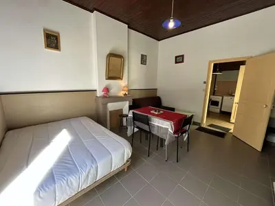 Un ou plusieurs lits dans un hébergement de l'établissement Maison de Vacances 2 Pièces à 100m Plage - Saint-Jean-de-Monts - FR-1-224C-343