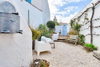 Jardin de l'établissement Maison pour 8 - 100 m de la plage - Jardin