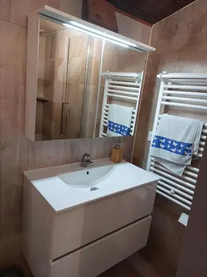 Salle de bains dans l'établissement Studio indépendant