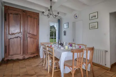 Plan de l'établissement Maison pour 8, vue mer, 400m de la plage