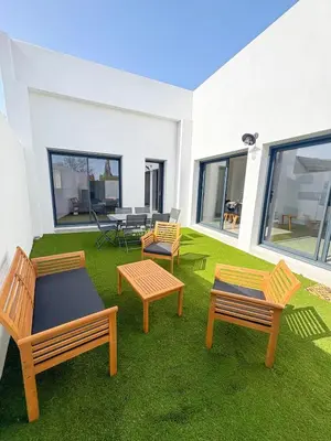 Jardin de l'établissement Maison cosy et spacieuse