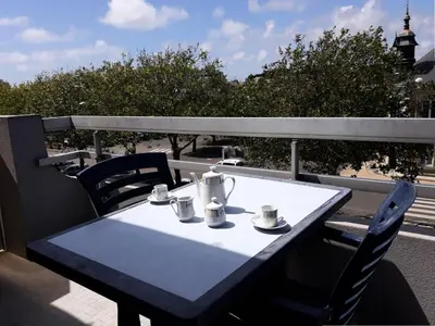 Balcon ou terrasse dans l'établissement Résidence Le Renaissance - Pornichet - Studio Place du Marché MAE-6571