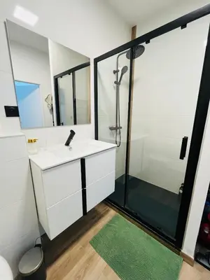 Salle de bains dans l'établissement Le Loft - Nantes