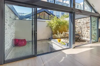 Jardin de l'établissement Loft sur l'Erdre à 2 pas du Centre ville