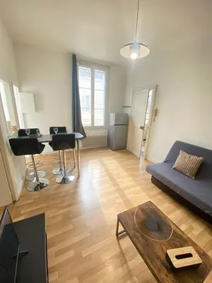 Coin salon dans l'établissement T2 - Cocon Coeur d'Angers - 4 personnes