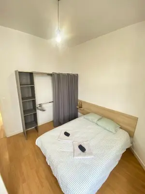 Un ou plusieurs lits dans un hébergement de l'établissement T2 - Cocon Coeur d'Angers - 4 personnes