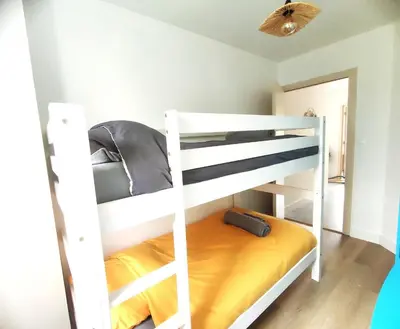 Un ou plusieurs lits dans un hébergement de l'établissement Villa et Spa