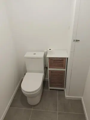 Salle de bains dans l'établissement Annexe du 18