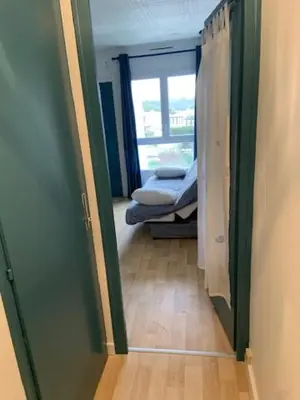 Un ou plusieurs lits dans un hébergement de l'établissement appartement 50 m plage st Jean de Monts