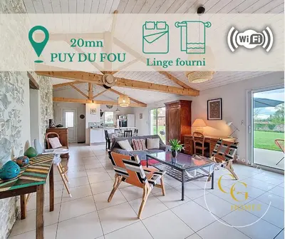 Plan de l'établissement Charme et confort en campagne, WIFI