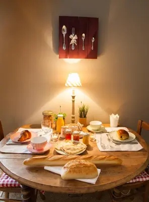 Nourriture dans le B&B/chambre d'hôtes ou à proximité