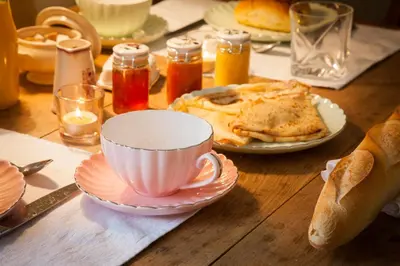 Nourriture dans le B&B/chambre d'hôtes ou à proximité