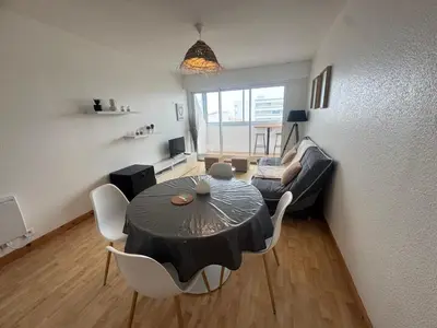 Coin salon dans l'établissement L'Échappée Vendéenne - T2 cosy en bord de mer