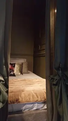 Un ou plusieurs lits dans un hébergement de l'établissement Domaine des Sorciers - Appartement Harry Potter