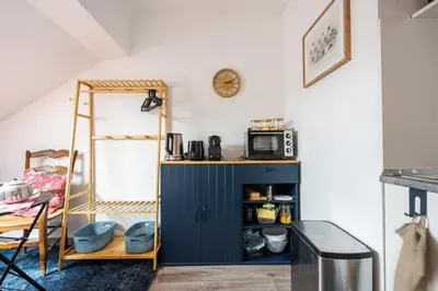 Cuisine ou kitchenette dans l'établissement Chez granny