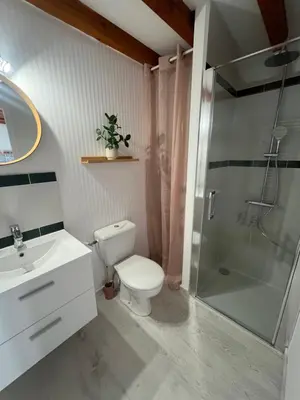 Salle de bains dans l'établissement Appartement au cœur du centre ville