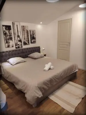 Un ou plusieurs lits dans un hébergement de l'établissement Le Moulin Neuf, logements atypiques dans le Pays d'Ancenis