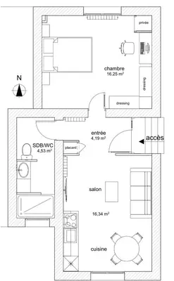 Plan de l'établissement kerNowen
