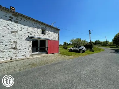 Plan de l'établissement Charmant Gîte à Beaufou avec Terrasse Privée - FR-1-426-581