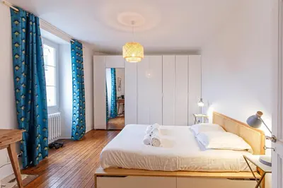Un ou plusieurs lits dans un hébergement de l'établissement Maison Jardin - Centre Angers