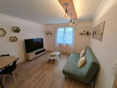 Télévision ou salle de divertissement dans l'établissement Gite de la Bretinière