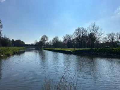 Paysage naturel près de le camping