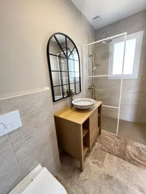 Salle de bains dans l'établissement Le Studio Délice