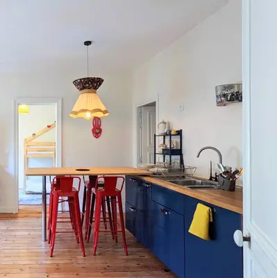 Cuisine ou kitchenette dans l'établissement Maison Familiale - Centre Ville - 2 chambres