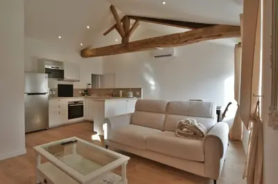 Cuisine ou kitchenette dans l'établissement Cozy appartement